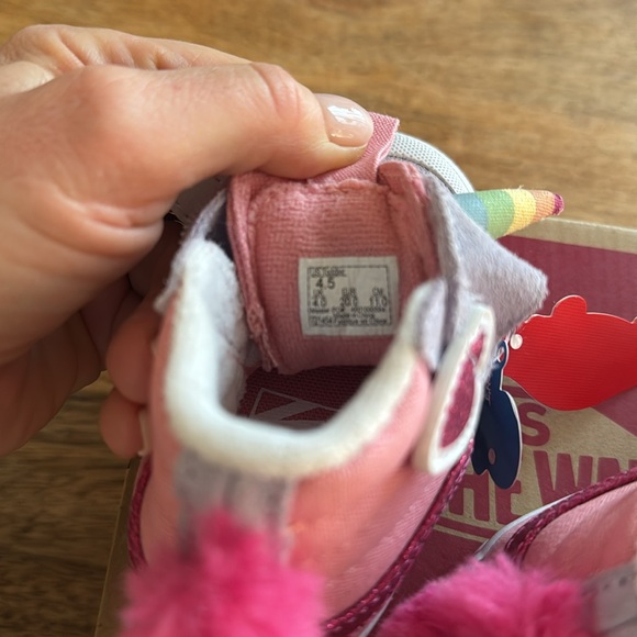 Vans Sk8-Hi Toddler 'Unicorn' size 4.5 - Picture 5 of 6
